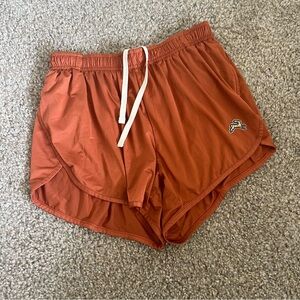 Tracksmith Twilight Split Shorts Burnt Orange